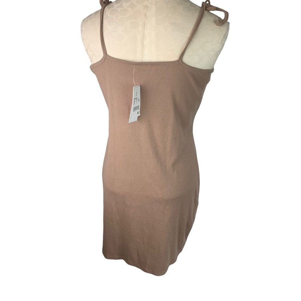 Large Disney Women's Ribbed Knit New Bluebell Skunk Slip Dress Woodsmoke - Picture 5 of 8
